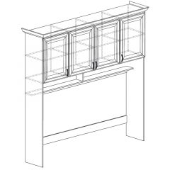 Надставка кровати №864 "Ралли" в Игриме - igrim.mebel24.online | фото 2