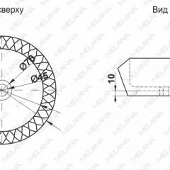 Накладная раковина melana mln-78452 (черная) в Игриме - igrim.mebel24.online | фото 2