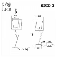 Настольная лампа декоративная EVOLUCE Denice SLE300104-01 в Игриме - igrim.mebel24.online | фото 7