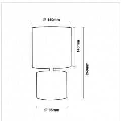 Настольная лампа декоративная Lucide Greasby 47502/81/38 в Игриме - igrim.mebel24.online | фото 4