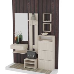 Обувница 3 секции (дуб сонома) в Игриме - igrim.mebel24.online | фото 4