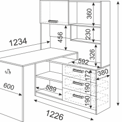 Подростковая Волкер (модульная) в Игриме - igrim.mebel24.online | фото 23