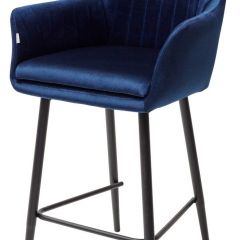 Полубарный стул Роден Blitz 20 Синий, велюр (H=65cm), M-City в Игриме - igrim.mebel24.online | фото