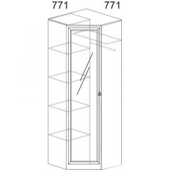 Прихожая Инна 4 Денвер темный в Игриме - igrim.mebel24.online | фото 5