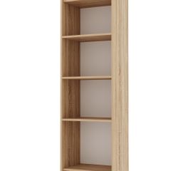 ИТАЛИЯ П-500 Пенал 1 дв. (Дуб сонома/Белый глянец) в Игриме - igrim.mebel24.online | фото 2