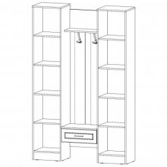 ЛИБЕРТИ Прихожая МДФ (Трюфель) в Игриме - igrim.mebel24.online | фото 2