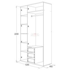 Шкаф 3-х дверный Ольга-14 в Игриме - igrim.mebel24.online | фото 2