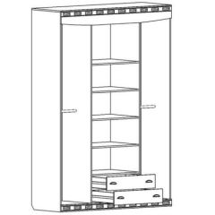 Шкаф 4-х дверный "Мария-Луиза 4" в Игриме - igrim.mebel24.online | фото 2