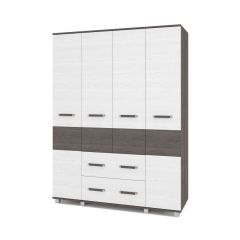 ВИОРА Шкаф 4-х дверный В43 в Игриме - igrim.mebel24.online | фото