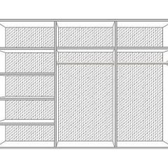 Шкаф 6-и дверный с зеркалами (04.146) Диана в Игриме - igrim.mebel24.online | фото 2