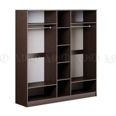 ФИЕСТА Шкаф для одежды 4-дверный (Дуб беленый/Венге) в Игриме - igrim.mebel24.online | фото 2