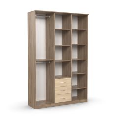 Шкаф комбинированный Дуэт Люкс без зеркала в Игриме - igrim.mebel24.online | фото 2