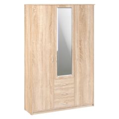 Шкаф комбинированный Дуэт Люкс с зеркалом в Игриме - igrim.mebel24.online | фото 4