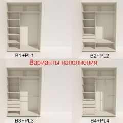 Шкаф-купе 1600 серии SOFT D8+D2+B2+PL4 (2 ящика+F обр.штанга) профиль «Капучино» в Игриме - igrim.mebel24.online | фото 4