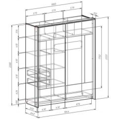 Шкаф-купе 1800 ЛИБЕРТИ в Игриме - igrim.mebel24.online | фото 4