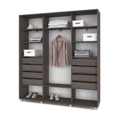 МАРТИН Шкаф-купе Анкор темный (2200*450) М421 в Игриме - igrim.mebel24.online | фото 4