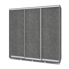 МАРТИН Шкаф-купе Камень темный (2200*450) М421 в Игриме - igrim.mebel24.online | фото