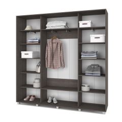 МАРТИН Шкаф-купе с зеркалами Анкор темный (2200*450) М423 в Игриме - igrim.mebel24.online | фото 2
