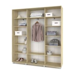 МАРТИН Шкаф-купе с зеркалом Ирландский дуб (2000*450) М402 в Игриме - igrim.mebel24.online | фото 2