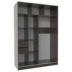 Шкаф-купе ПШ-2.9 1500 Фасад СТРЕЛКА (ВЕНГЕ стрелка беж) в Игриме - igrim.mebel24.online | фото 2