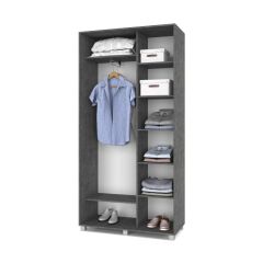 РОЛАНД Шкаф-купе Камень темный (450*1100) Р411 в Игриме - igrim.mebel24.online | фото 2
