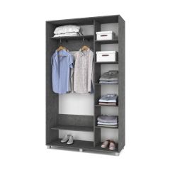 РОЛАНД Шкаф-купе Камень темный (450*1300) Р431 в Игриме - igrim.mebel24.online | фото 3