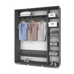 РОЛАНД Шкаф-купе Камень темный (450*1800) Р481 в Игриме - igrim.mebel24.online | фото 2