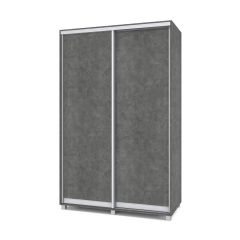 РОЛАНД Шкаф-купе Камень темный (600*1400) Р641 в Игриме - igrim.mebel24.online | фото