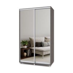 РОЛАНД Шкаф-купе с зеркалами Анкор темный (450*1300) Р433 в Игриме - igrim.mebel24.online | фото 2