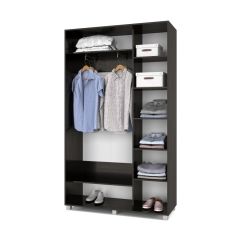 РОЛАНД Шкаф-купе с зеркалами Венге (450*1300) Р433 в Игриме - igrim.mebel24.online | фото 3