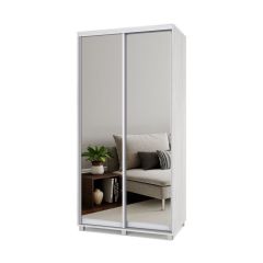 РОЛАНД Шкаф-купе с зеркалами Шимо светлый (600*1100) Р613 в Игриме - igrim.mebel24.online | фото