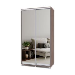 РОЛАНД Шкаф-купе с зеркалами Шимо темный (450*1200) Р423 в Игриме - igrim.mebel24.online | фото 2