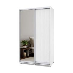 РОЛАНД Шкаф-купе с зеркалом Анкор светлый (450*1300) Р432 в Игриме - igrim.mebel24.online | фото