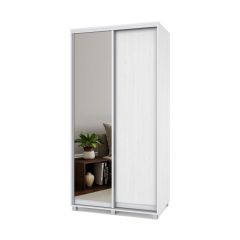 РОЛАНД Шкаф-купе с зеркалом Анкор светлый (600*1100) Р612 в Игриме - igrim.mebel24.online | фото