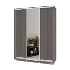 РОЛАНД Шкаф-купе с зеркалом Анкор темный (450*1700) Р472 в Игриме - igrim.mebel24.online | фото 2