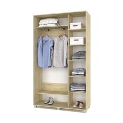 РОЛАНД Шкаф-купе с зеркалом Ирландский дуб (450*1300) Р432 в Игриме - igrim.mebel24.online | фото 3