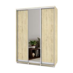 РОЛАНД Шкаф-купе с зеркалом Ирландский дуб (450*1600) Р462 в Игриме - igrim.mebel24.online | фото 2