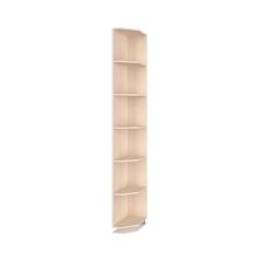 РОЛАНД Шкаф-купе с зеркалом Млечный дуб (450*1300) Р432 в Игриме - igrim.mebel24.online | фото