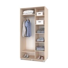 РОЛАНД Шкаф-купе с зеркалом Млечный дуб (600*1100) Р612 в Игриме - igrim.mebel24.online | фото 2