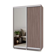 РОЛАНД Шкаф-купе с зеркалом Шимо темный (450*1500) Р452 в Игриме - igrim.mebel24.online | фото 2