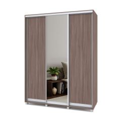 РОЛАНД Шкаф-купе с зеркалом Шимо темный (450*1700) Р472 в Игриме - igrim.mebel24.online | фото