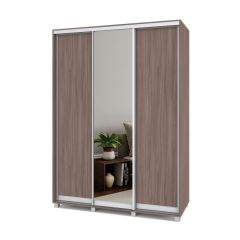 РОЛАНД Шкаф-купе с зеркалом Шимо темный (600*1700) Р672 в Игриме - igrim.mebel24.online | фото