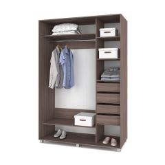 РОЛАНД Шкаф-купе с зеркалом Шимо темный (600*1700) Р672 в Игриме - igrim.mebel24.online | фото 4