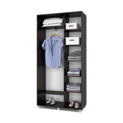 РОЛАНД Шкаф-купе с зеркалом Венге (450*1100) Р412 в Игриме - igrim.mebel24.online | фото 2