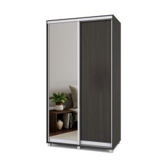 РОЛАНД Шкаф-купе с зеркалом Венге (450*1200) Р422 в Игриме - igrim.mebel24.online | фото