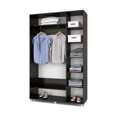РОЛАНД Шкаф-купе с зеркалом Венге (450*1400) Р442 в Игриме - igrim.mebel24.online | фото 3