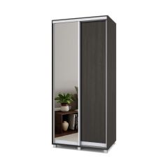 РОЛАНД Шкаф-купе с зеркалом Венге (600*1000) Р602 в Игриме - igrim.mebel24.online | фото