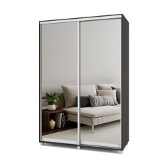 РОЛАНД Шкаф-купе с зеркалами Венге (600*1500) Р653 в Игриме - igrim.mebel24.online | фото