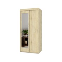 ТОМАС Шкаф-купе с зеркалом Ирландский дуб Т22 в Игриме - igrim.mebel24.online | фото