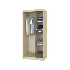 ТОМАС Шкаф-купе с зеркалом Ирландский дуб Т22 в Игриме - igrim.mebel24.online | фото 2